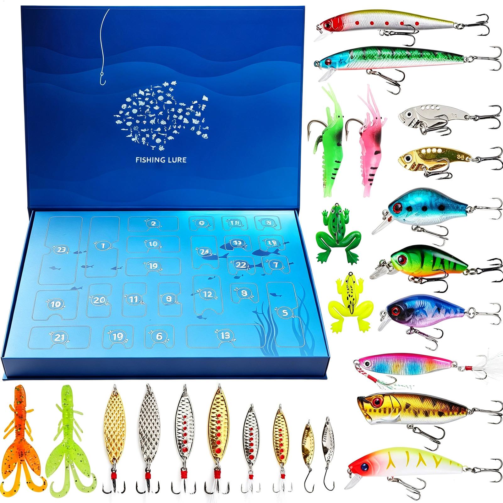 Fishing Lure Box - 24 Günlük Noel Balıkçılık Yemleri Advent