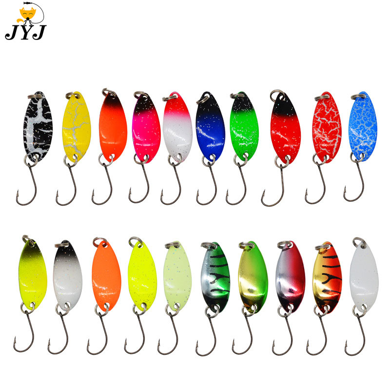 Fishing Lure Spoon - 20 renk 3g metal balıkçılık cazibesi