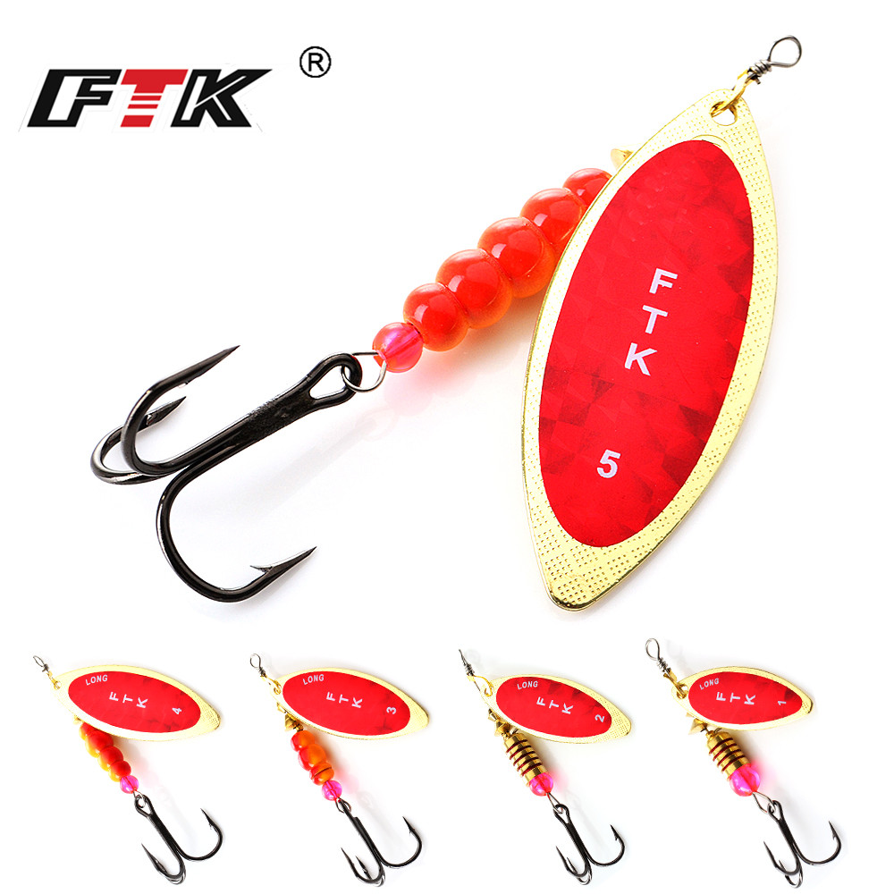 Fishing Lure Spoon - FTK Spinner yem 4G/7G/12G/18G/30G kaşık Lures
