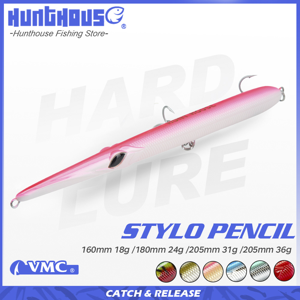 Fishing Lure Spoon - Hunthouse Stylo 160/180/205mm 18/24/31/36g Spinning Leurre