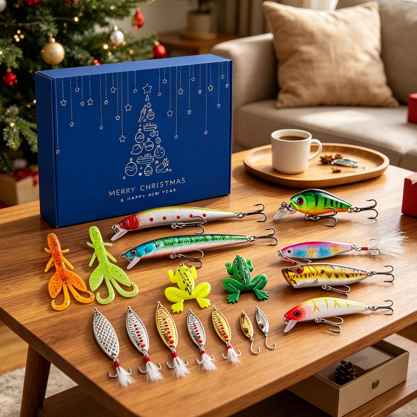 24 Günlük Noel Balıkçılık Yeml - Fishing Lure Box incelemesi ve fiyatı