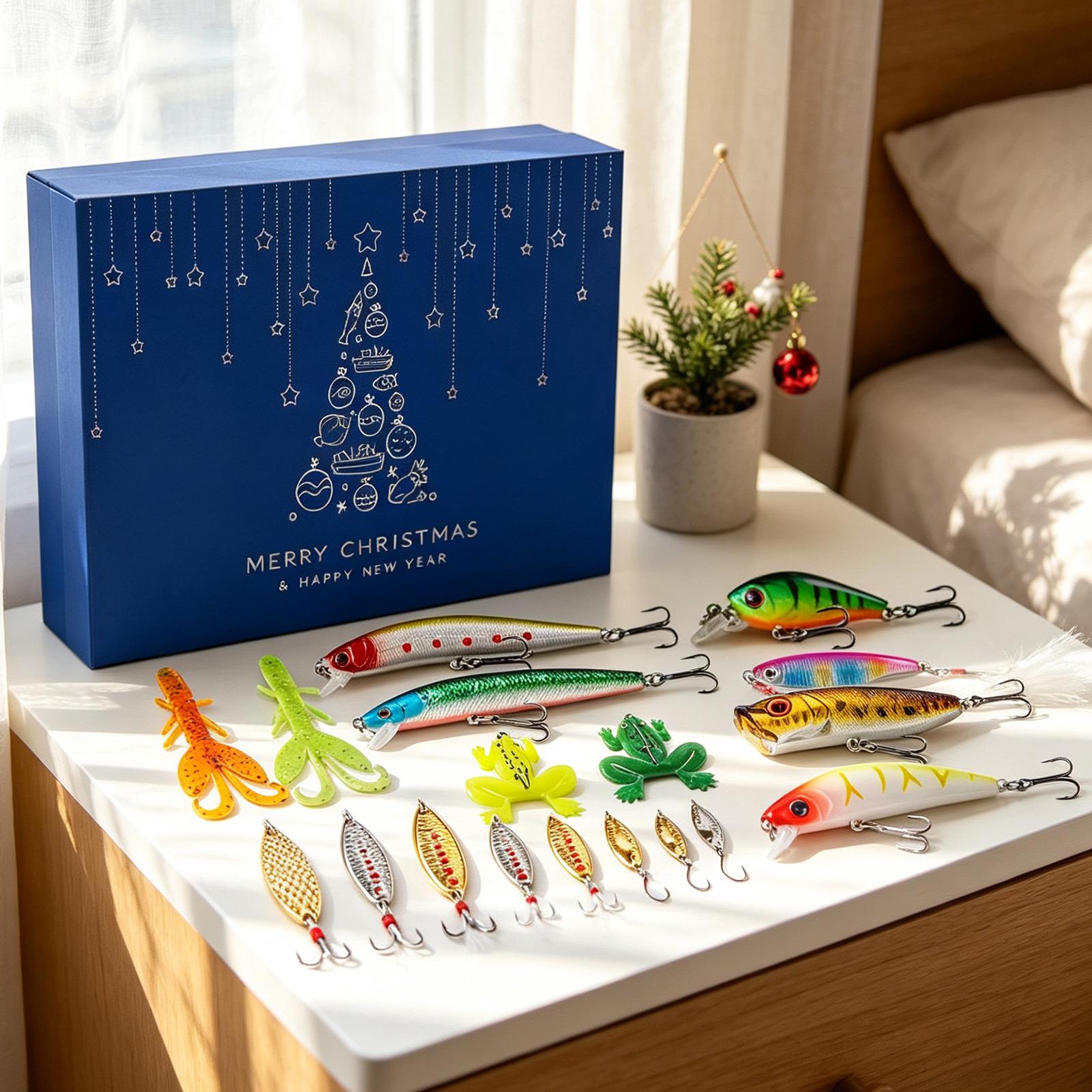 24 Günlük Noel Balıkçılık Yeml - Fishing Lure Box incelemesi ve fiyatı