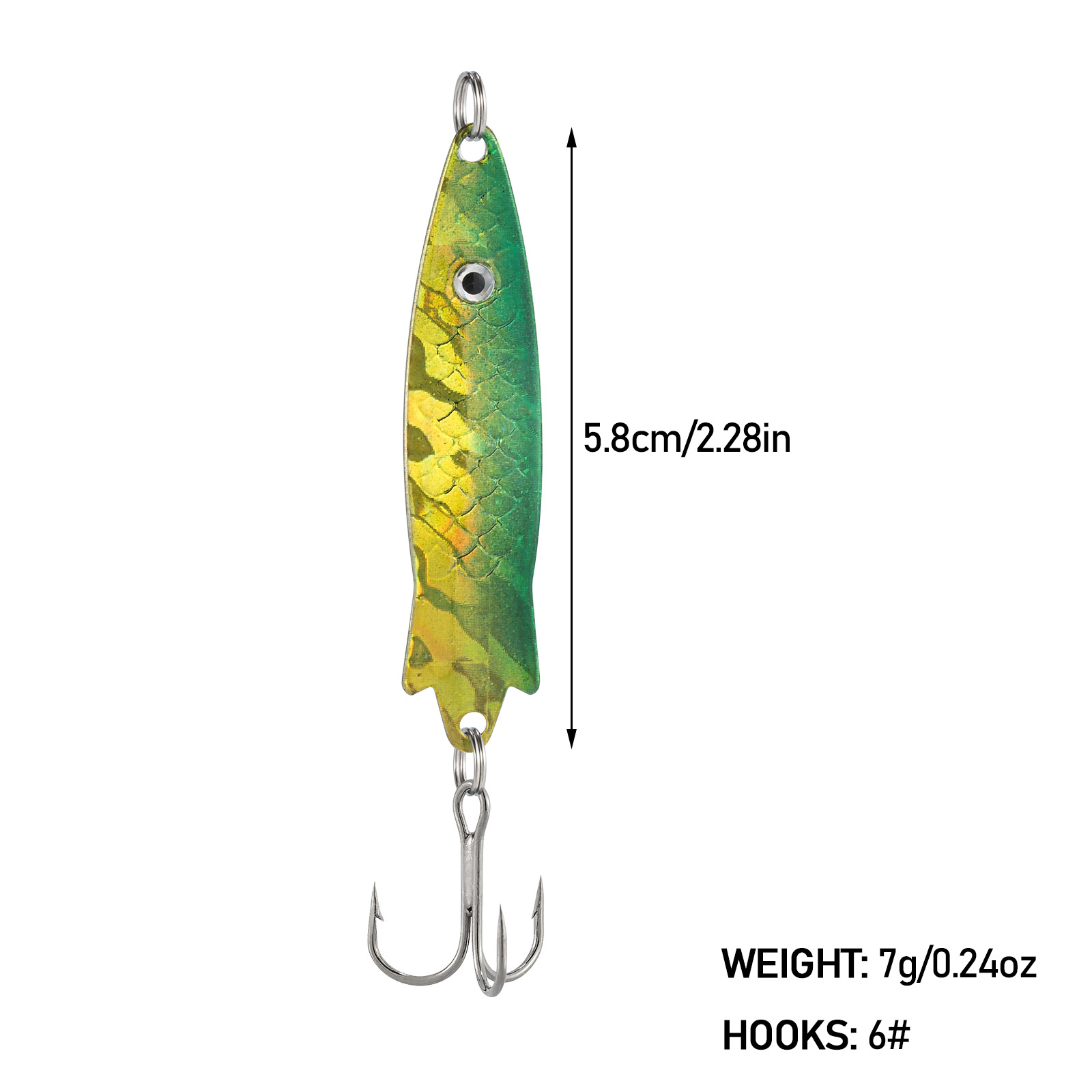 7g Toby kaşık Metal Jig balıkç - Fishing Lure Spoon incelemesi ve fiyatı