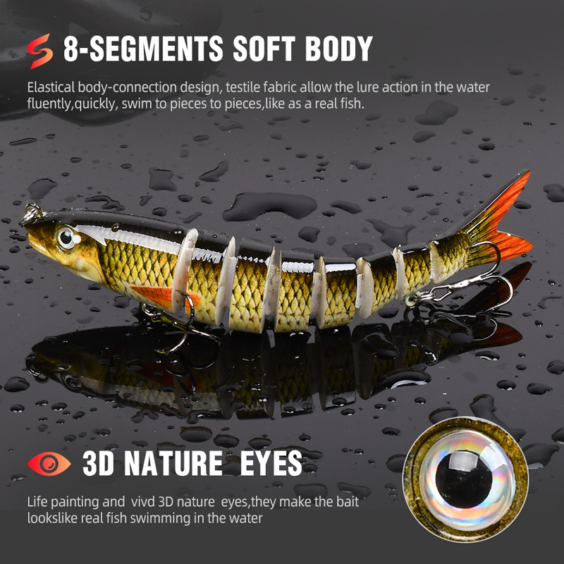 Balıkçılık Lures çok eklemli S - Fishing Lure Popper incelemesi ve fiyatı